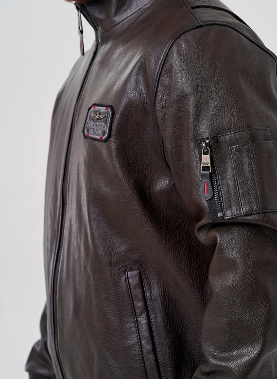 Мужская куртка из натуральной кожи 