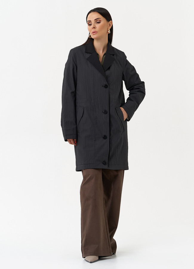 Женское утепленное полупальто трансформер модель № 30027 в рассрочку